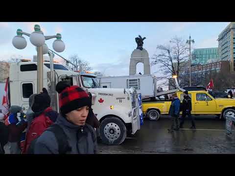 🔴LIVE Ottawa - RAW Footage: Freedom Convoy 2022 - Parliament Hill - Sunday Jan 30 pt 2