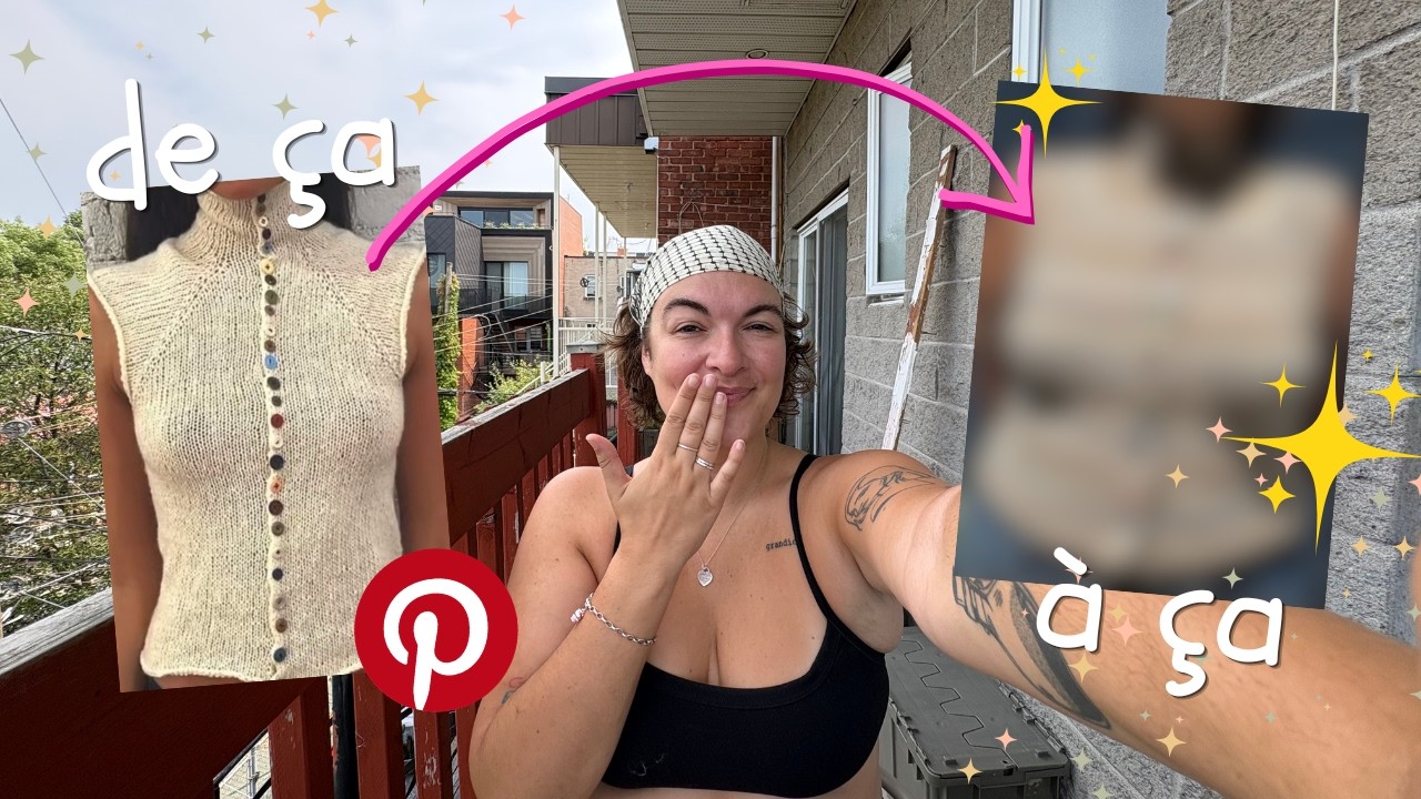 je tricote le top viral pinterest (sans patron !!!)