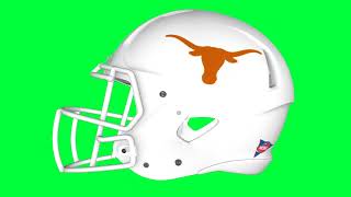 Texas Longhorns Helmet Green Screen Logo Loop Chroma Animation