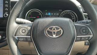 Heads Up Display Toyota Camry| Toyota Camry windshield Display| How to switch on/off Headsup display