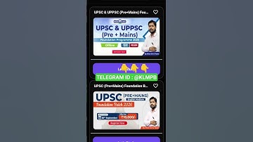 KHAN SIR UPSC BATCH 2026 LINK ON TELEGRAM, KGS UPSC BATCH LINK 2026