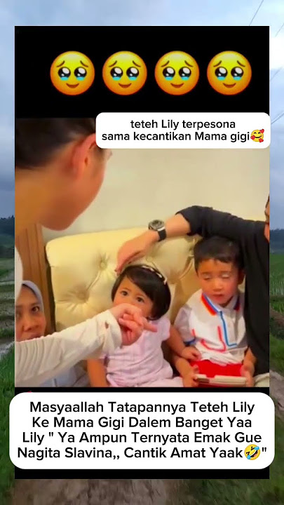 masyaallah tatapan lily ke mama gigi penuh ke kaguman☺#babylily#nagita#raffiahmad#shortvideo#shorts