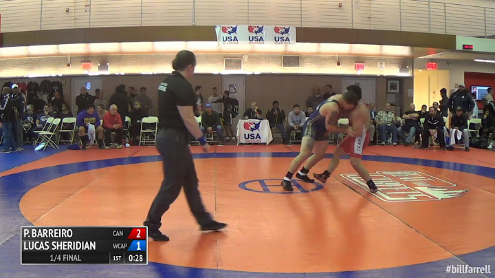 85 1/4 Final - Phillip Barreiro (TriStar Academy/CAN) vs. Lucas Sheridian (Army (WCAP))