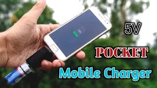 Pocket mobile charger using 9v battery | 9v to 5v mobile charger | 2020