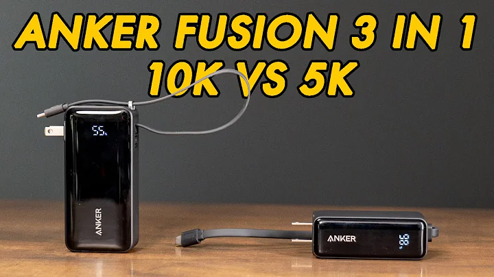 Which to Buy? Anker Fusion 3-in-1 10K vs 5k 30 Watt Power Bank A1637 vs A1636