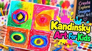 How to Paint Kandinsky’s Concentric Circles | Art Lesson for Kids