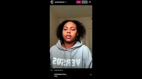 JazKardash gets on Instagram live and cry’s after kencameup ask Nyah Nyuh to be his babymama 🤦🏾‍♂️