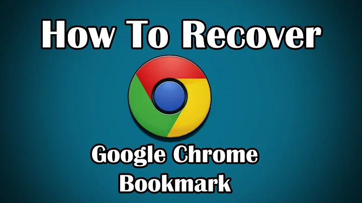 How To RESTORE DELETED BOOKMARKS on GOOGLE CHROME (2022)