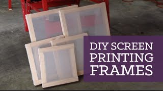 DIY screen printing frames | CharliMarieTV