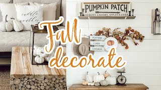 FALL DECORATE WITH ME 2020 | Fall Entryway Decor | Farmhouse Fall Decor | Decorating Ideas