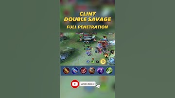 CLINT DOUBLE SAVAGE | MOBILE LEGENDS #shorts #shortsvideo #mobilelegendsvideos