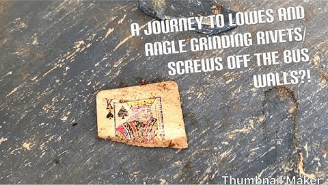 Technique #2 Removing Bus Walls from the BoHo Bus with Angle Grinder