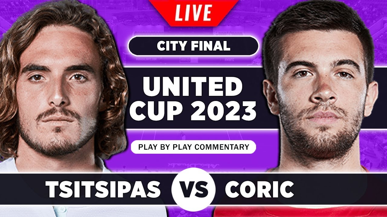 TSITSIPAS vs CORIC United Cup 2023 Live Tennis Play-by-Play
