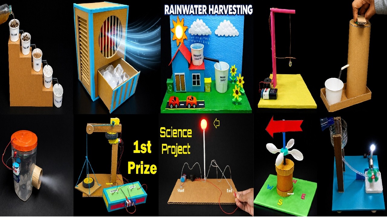 Science Project Using Box 10 best school science projects using cardboard - working models ...