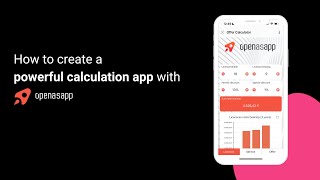 Create your Powerful No-Code Calculation App with Open as App now! screenshot 1