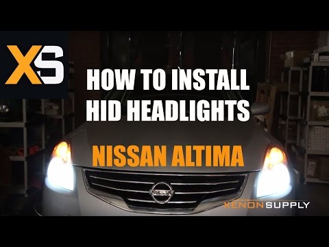 2011 Nissan Altima HID – How to Install HID Xenon Compatible with 2009+