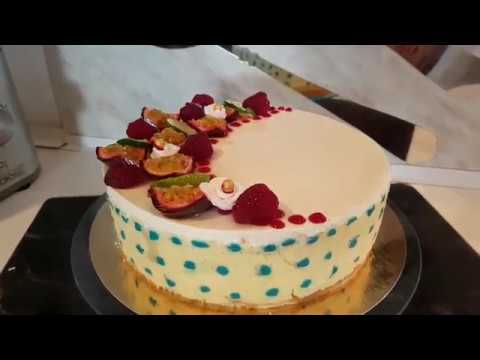 Entremet Framboises Vanille Insert Framboises Mousse Vanille Youtube