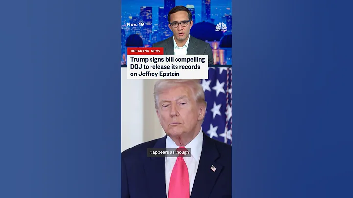 Trump signs bill compelling DOJ to release its records on Jeffrey Epstein