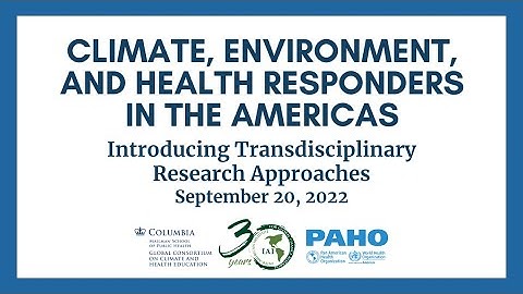 Session 1: Introducing Transdisciplinary Research Approaches