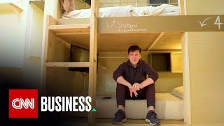 Tenants pay $1,200 a month to rent these bunk beds