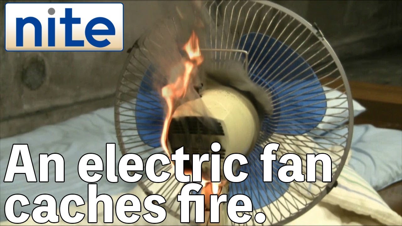 nite-ps】Electric fan:4.A fire starting from an electric fan during sleep 