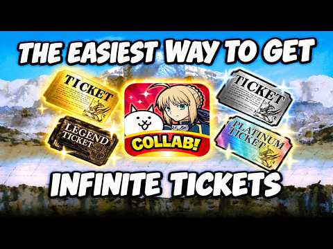 The EASIEST Way to Hack Infinite Cat Tickets in The Battle Cats (NO SETUP for IOS, Android, PC)!