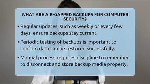 What Are Air-gapped Backups For Computer Security? - Your Computer Companion