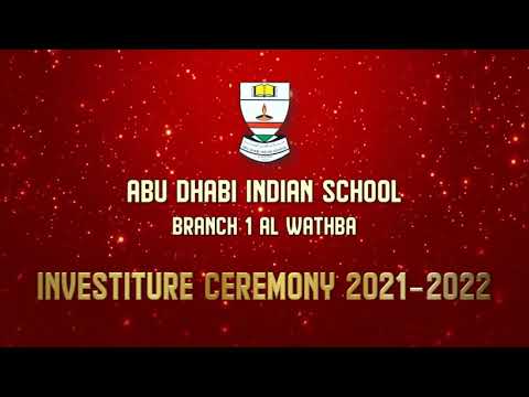 Investiture Ceremony 2021-2022 | Abu Dhabi Indian School Branch 1 Al Wathba