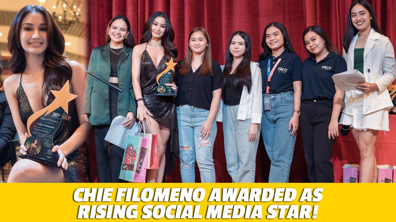 Chie Filomeno awarded as Rising Social Media Star! | Star Magic Inside ...