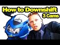 How to Downshift on a Motorcycle