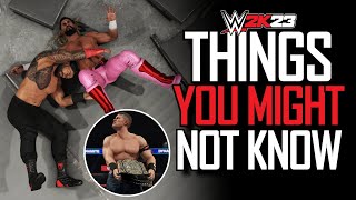 WWE 2K23: Things You Might Not Know #10 (Barricade Breaks, Cena Invasion, Modded Arenas & More)