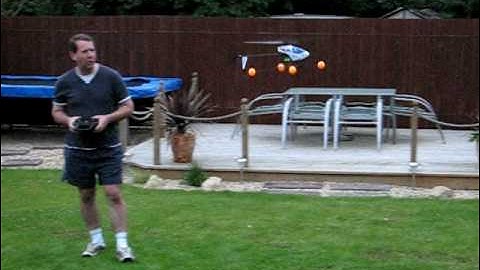 Learning to fly (and crash)  eSky Honey Bee RC Helicopter #1