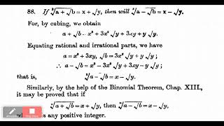 Article-88 | algebra hall & knight mathematics