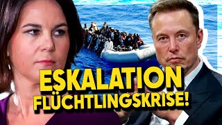 Tabuthema Flüchtlingspolitik: Eskalation zwischen Musk & Baerbock