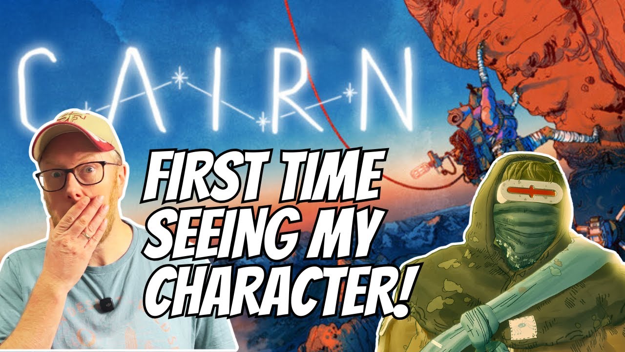 Expedition 33 Monoco actor Rich Keeble reacts to his character in Cairn