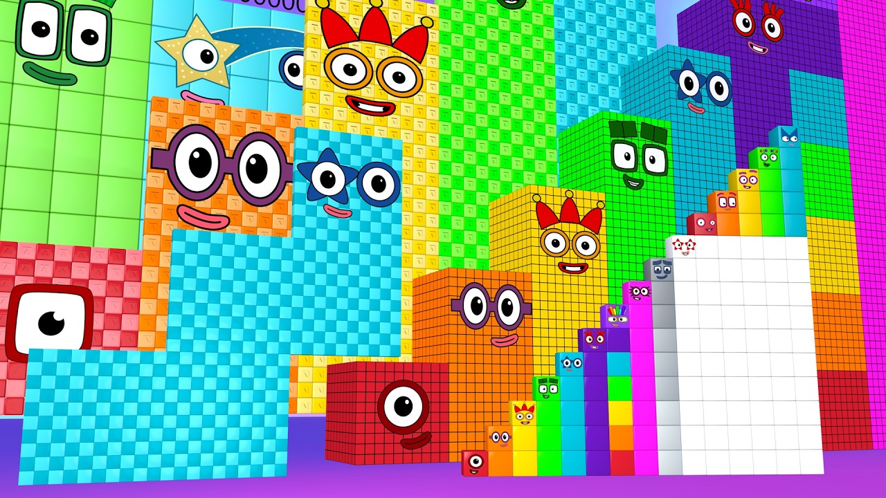 Numberblocks Puzzle 500 15,000 50,000,000 | Fun Counting Number for ...