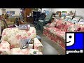 GOODWILL FURNITURE SOFAS CHAIRS CHRISTMAS HOME DECOR SHOP WITH ME SHOPPING STORE WALK THROUGH 4K