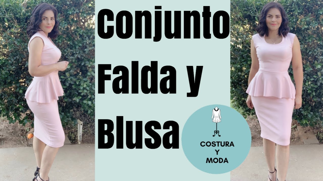 conjunto falda blusa YouTube