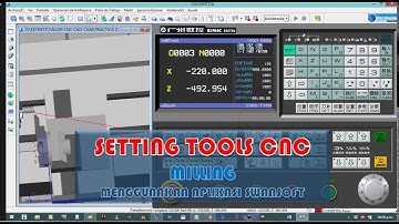 MENGESET TOOLS MESIN CNC MILLING APLIKASI SWANSOFT#Latihan Praktik 1