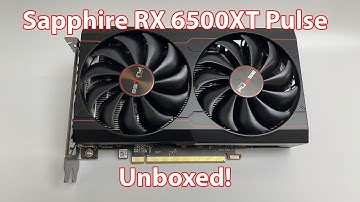 Sapphire RX 6500 XT Pulse Unboxed! Mining OC and estimates!