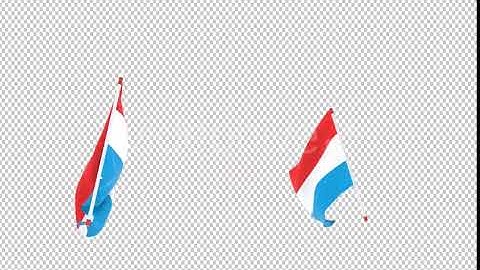 Flag Transition - Luxembourg | Motion Graphics - Envato elements