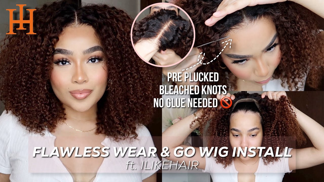 FLAWLESS WEAR GO BEGINNER FRIENDLY WIG INSTALL 5X5 OMBRE BROWN FLAWLESS WEAR GO BEGINNER FRIENDLY WIG INSTALL 5X5 OMBRE BROWN