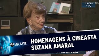 Artistas prestam homenagens à Suzana Amaral, falecida na última quinta-feira | SBT Brasil (26/06/20)