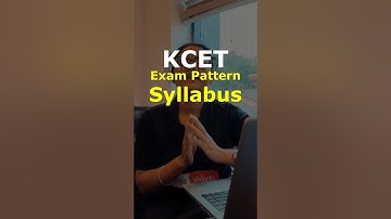KCET 2025 Exam Pattern and Syllabus #shorts #kcet #kcet2025 #kcetsyllabus