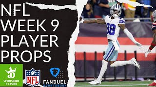 Week 9 NFL Player Props with SonOfSmoke
