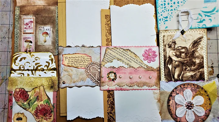 Junk Journal Using Up Book Pages Ep 60  Single Envelope 3 Fun Ideas! The Paper Outpost !! :)