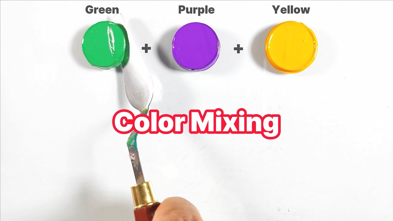Guess the final color 🎨| Satisfying video | Art video | Color mixing ...