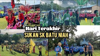 Acara 100m/4✖️100 // Last Day Sukan SK Batu Niah