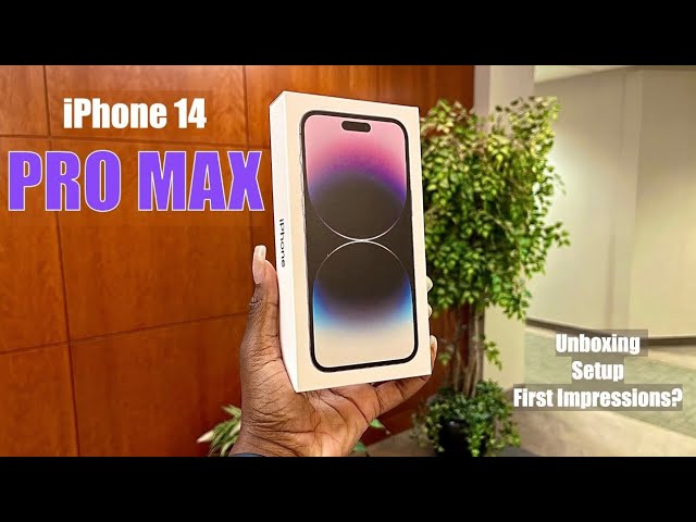 iPhone 14 Pro Max Unboxing + First Impressions 