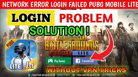 FACEBOOK LOGIN PROBLEM SOLVED IN PUBG LITE 101% | HOW TO FIX FACEBOOK LOGIN PROBLEM | FACEBOOK FIX